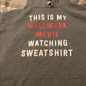 Cute Hallmark movie sweatshirt size large